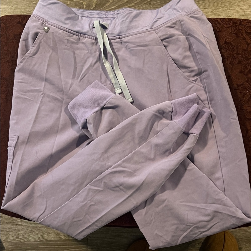 Figs Lavender Cargo Pants